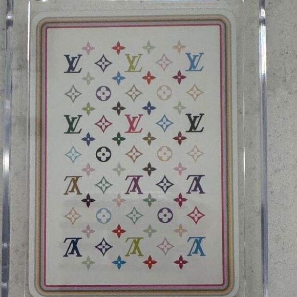 Louis Vuitton Takashi Murakami Monogram Playing Card - 7 Of Diamonds - Picture 3 of 7